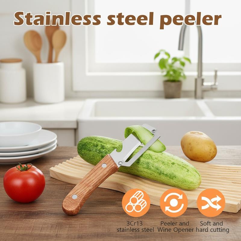 Premium Stainless Steel Vegetable Peeler Pro