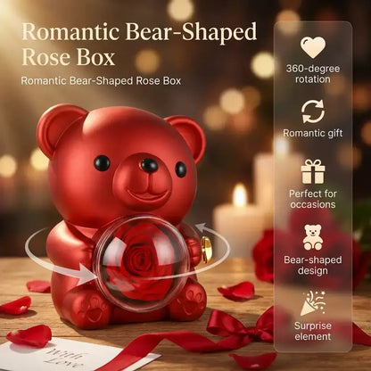 Eternal Rose Bear Gift Box