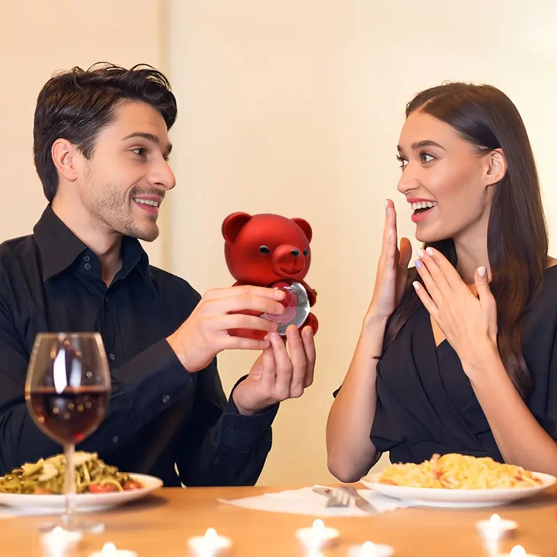 Eternal Rose Bear Gift Box