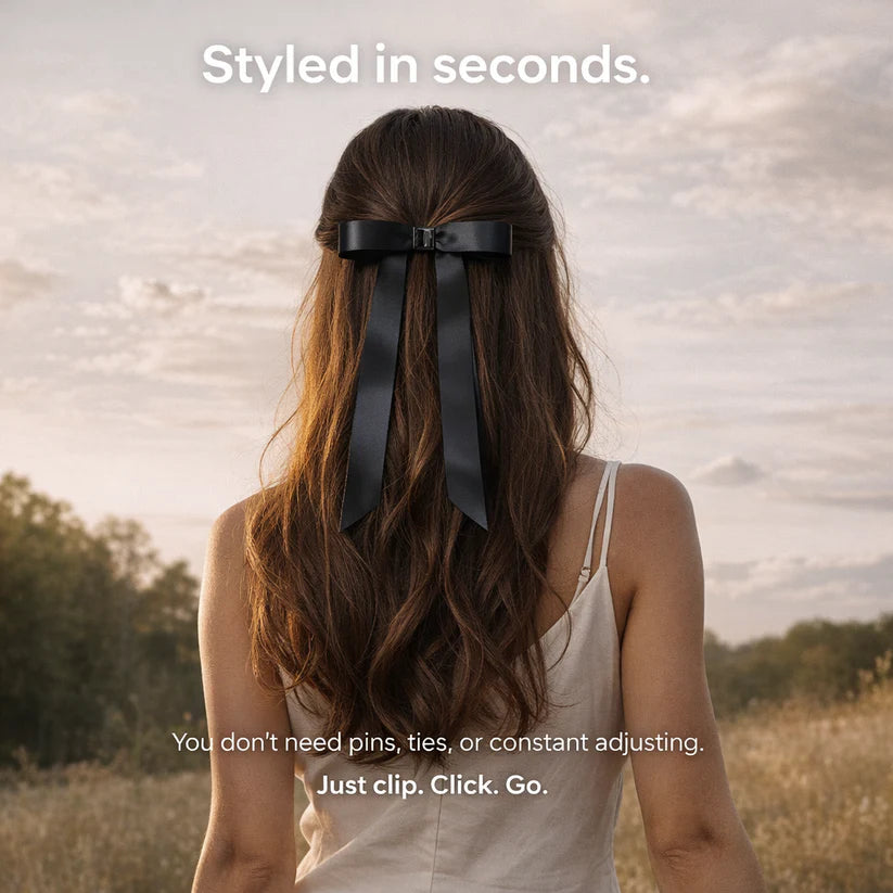 Magnetic Bow Hair Clip